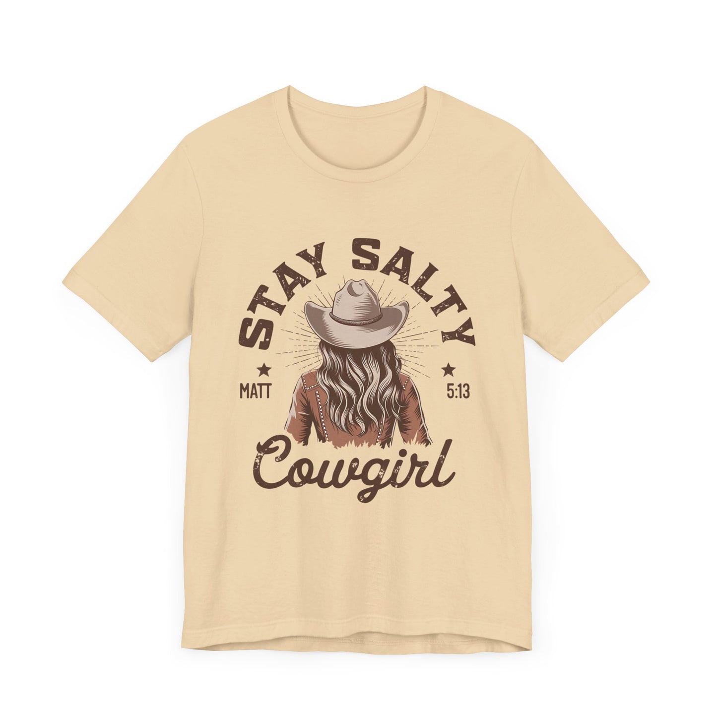 Stay Salty Cowgirl T-Shirt, Western Cowgirl Graphic Tee, Country Music Shirt, Vintage Rodeo Shirt, Rustic Cowgirl Outfit, Gift for Her