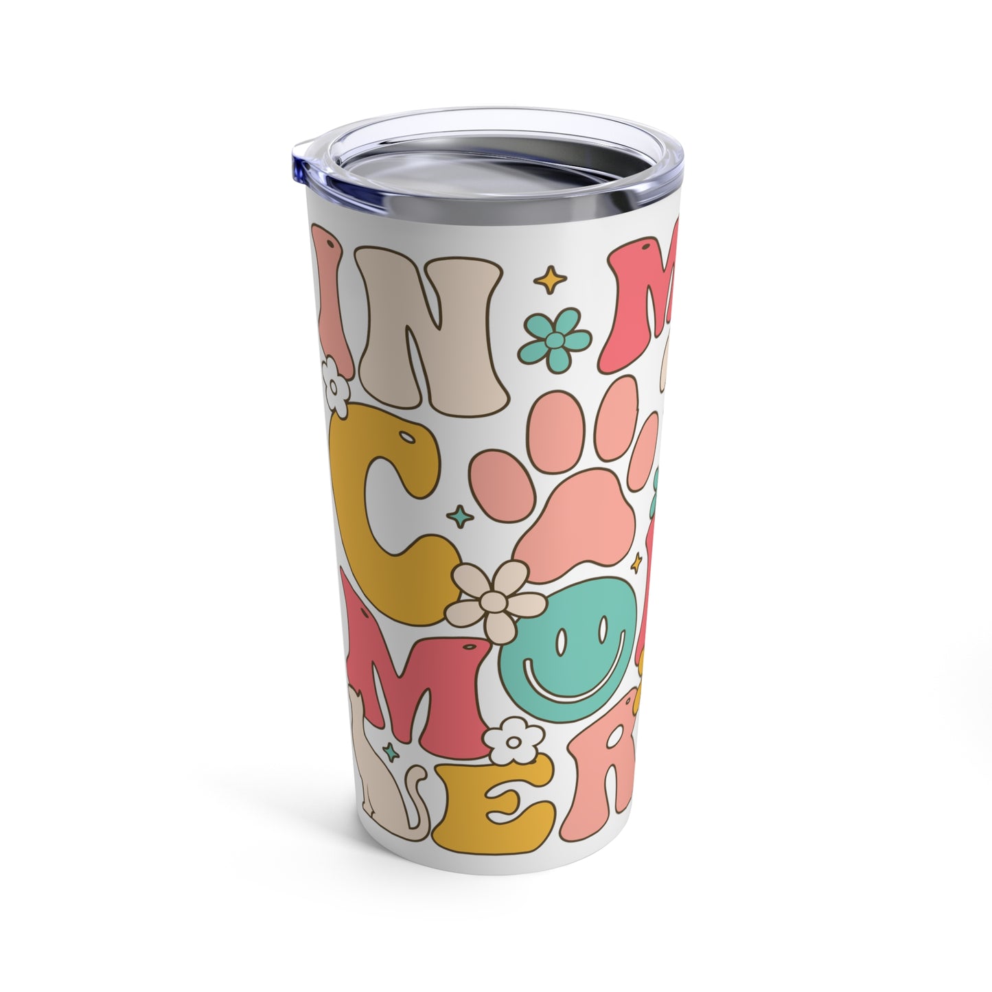 In my Cat Mom Era Tumbler 20oz