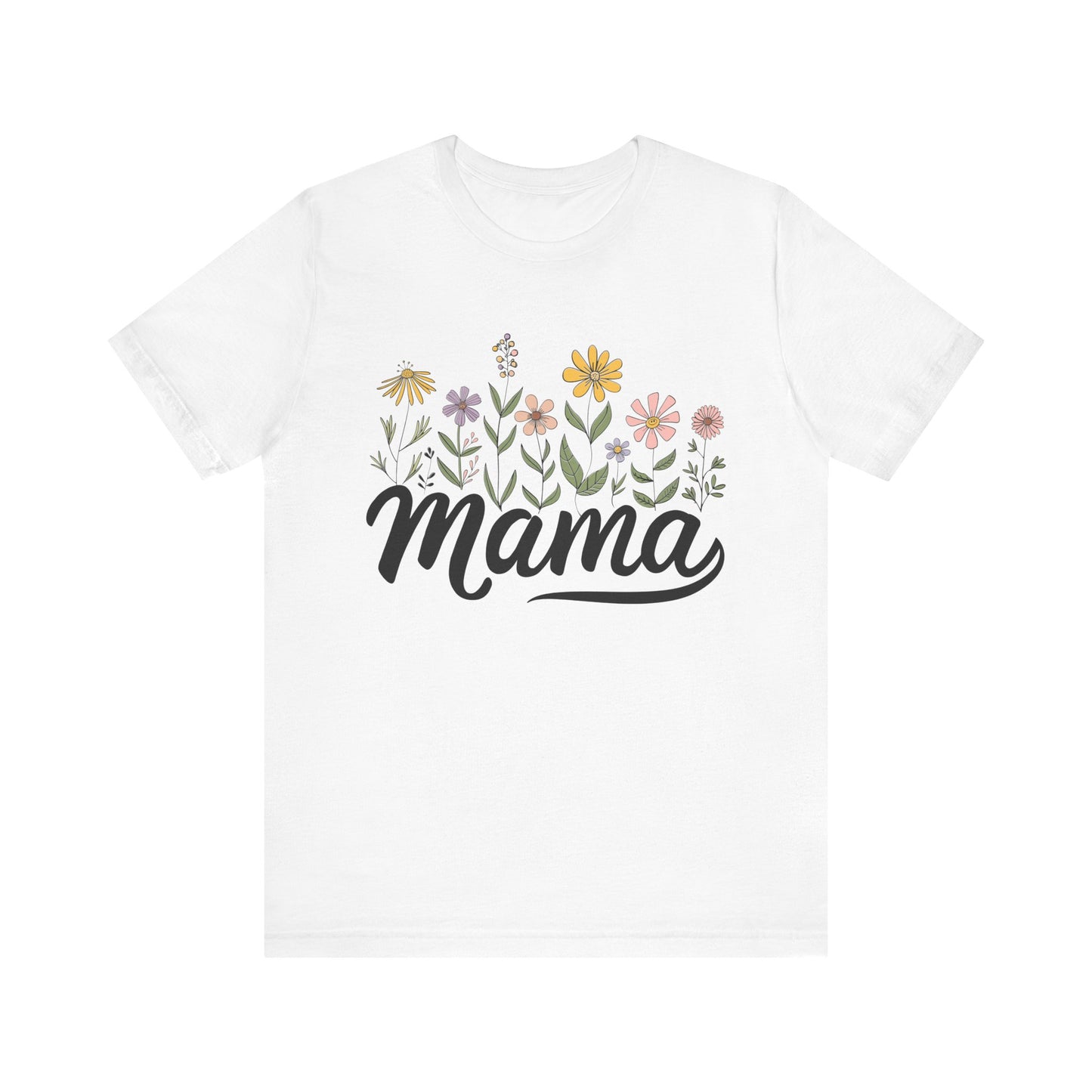 Mama Shirt, Wildflowers Mama Shirt, Comfort Colors Shirt, Retro Mom TShirt, Mother's Day Gift, Flower Shirts for Women, Floral New Mom Gift