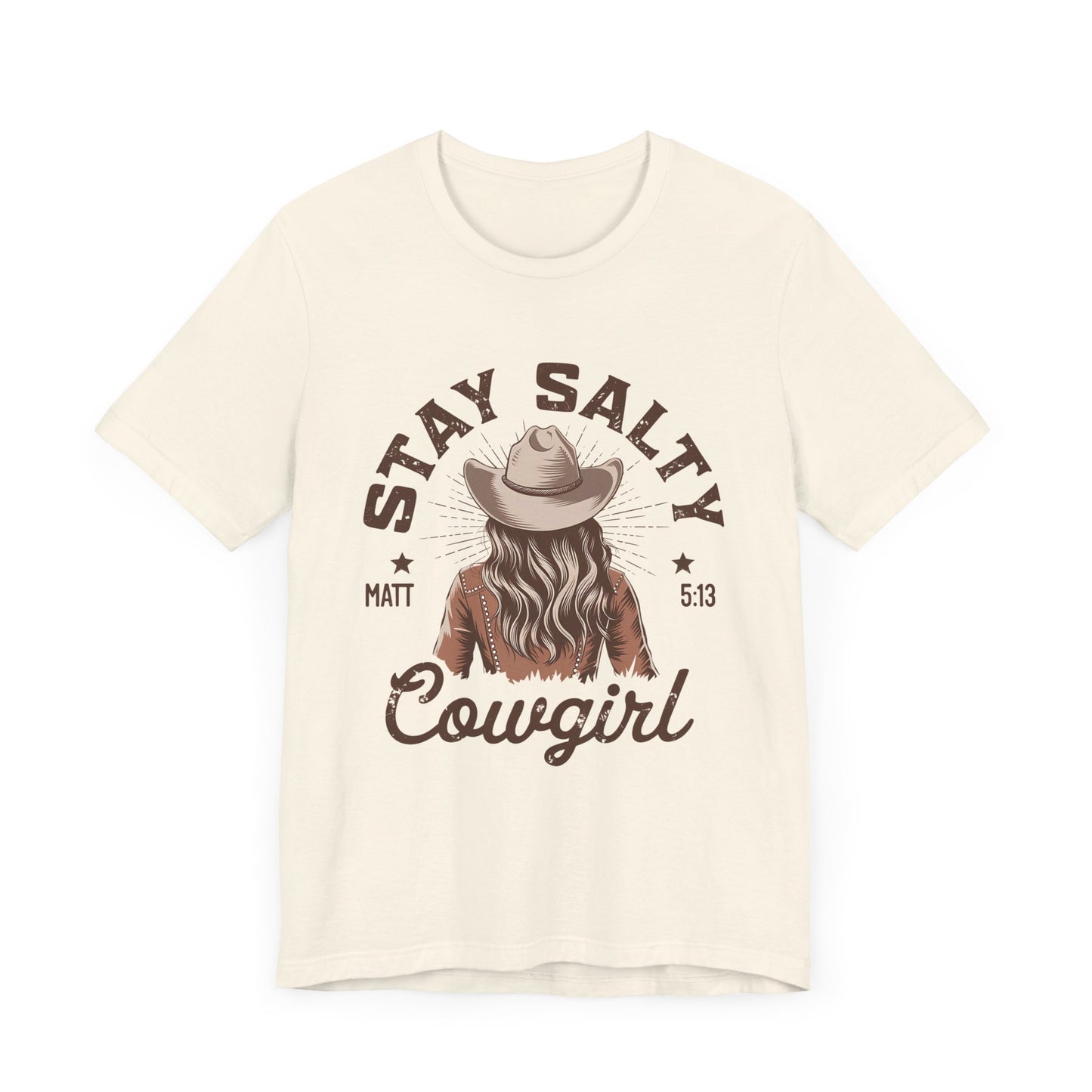 Stay Salty Cowgirl T-Shirt, Western Cowgirl Graphic Tee, Country Music Shirt, Vintage Rodeo Shirt, Rustic Cowgirl Outfit, Gift for Her