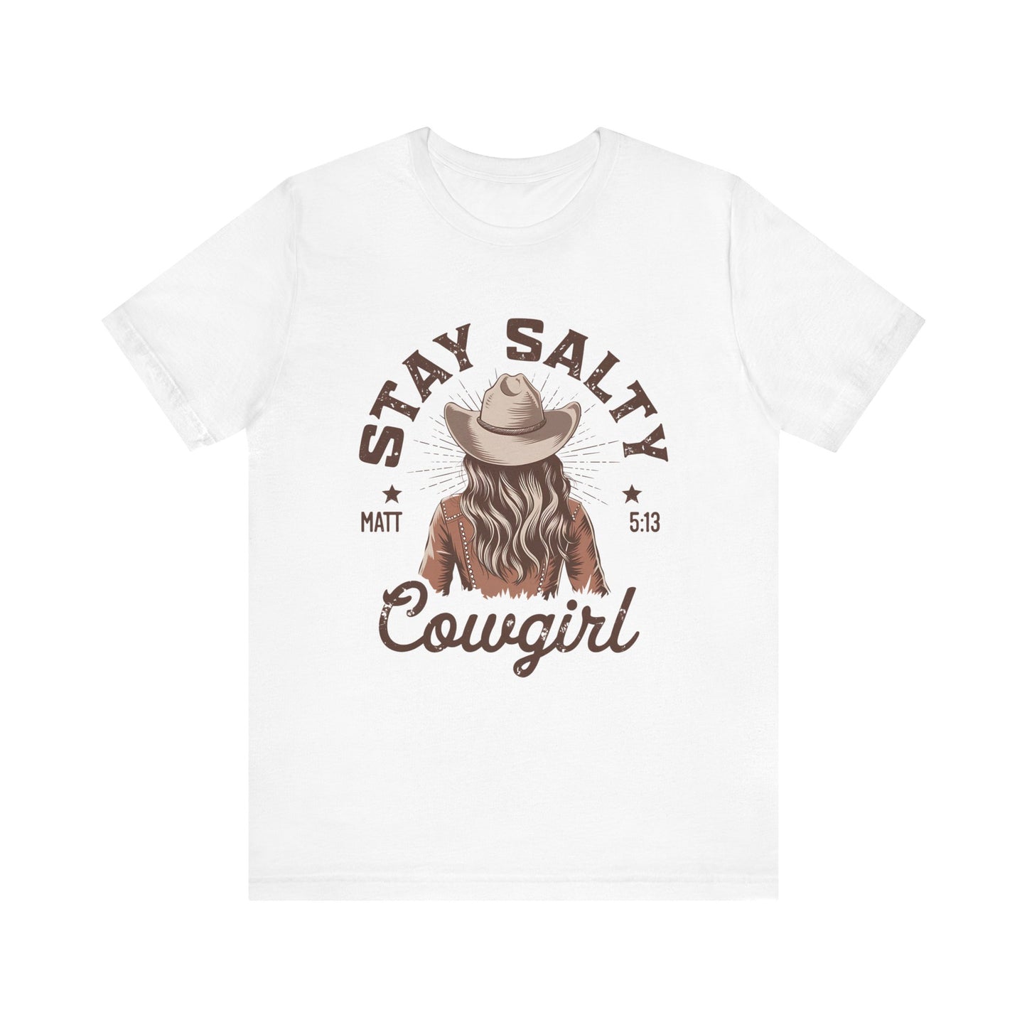 Stay Salty Cowgirl T-Shirt, Western Cowgirl Graphic Tee, Country Music Shirt, Vintage Rodeo Shirt, Rustic Cowgirl Outfit, Gift for Her