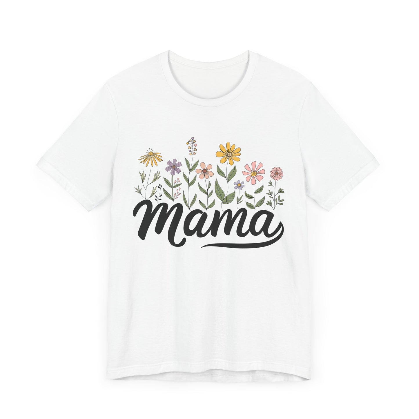 Mama Shirt, Wildflowers Mama Shirt, Comfort Colors Shirt, Retro Mom TShirt, Mother's Day Gift, Flower Shirts for Women, Floral New Mom Gift