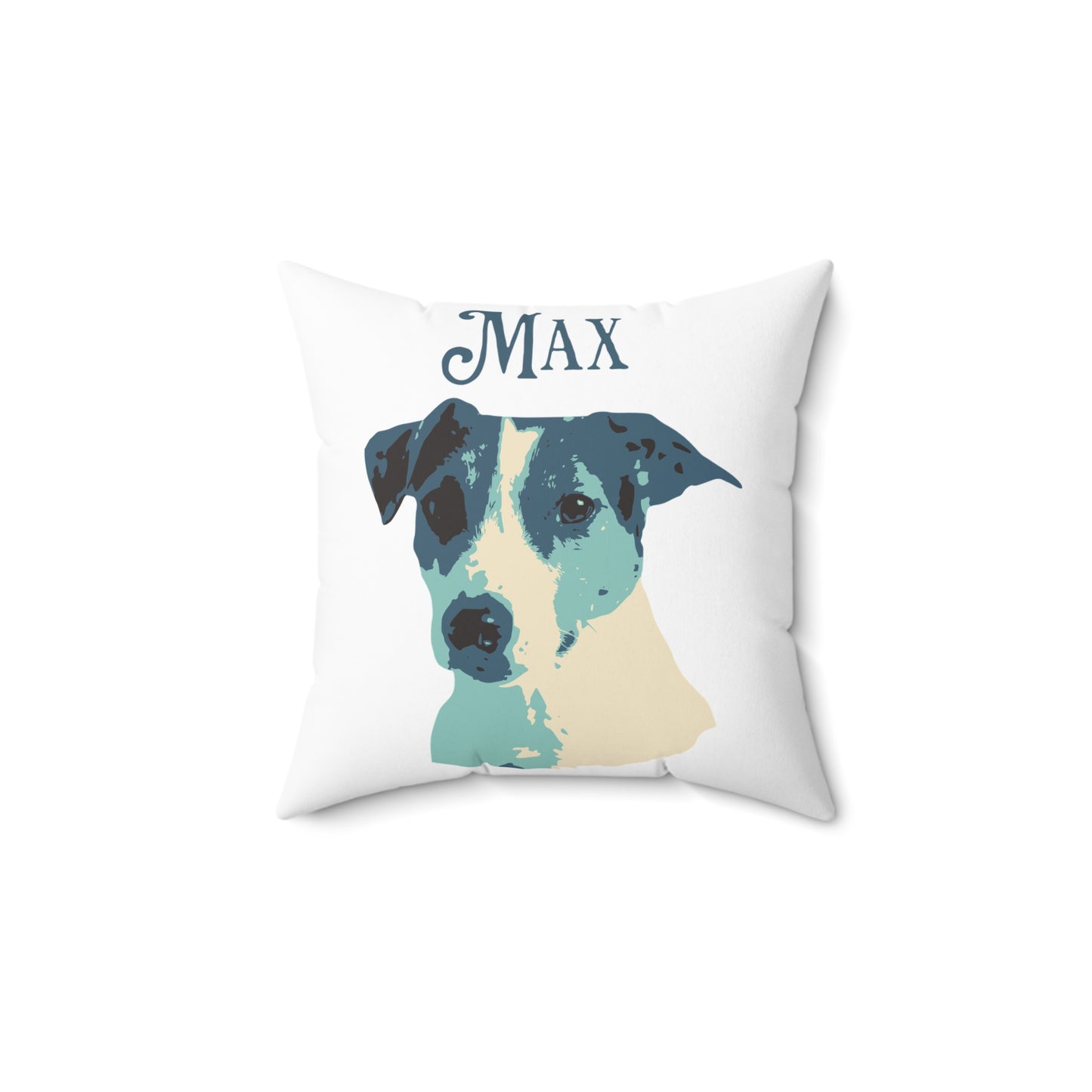 Custom Pet Photo Spun Polyester Pillow